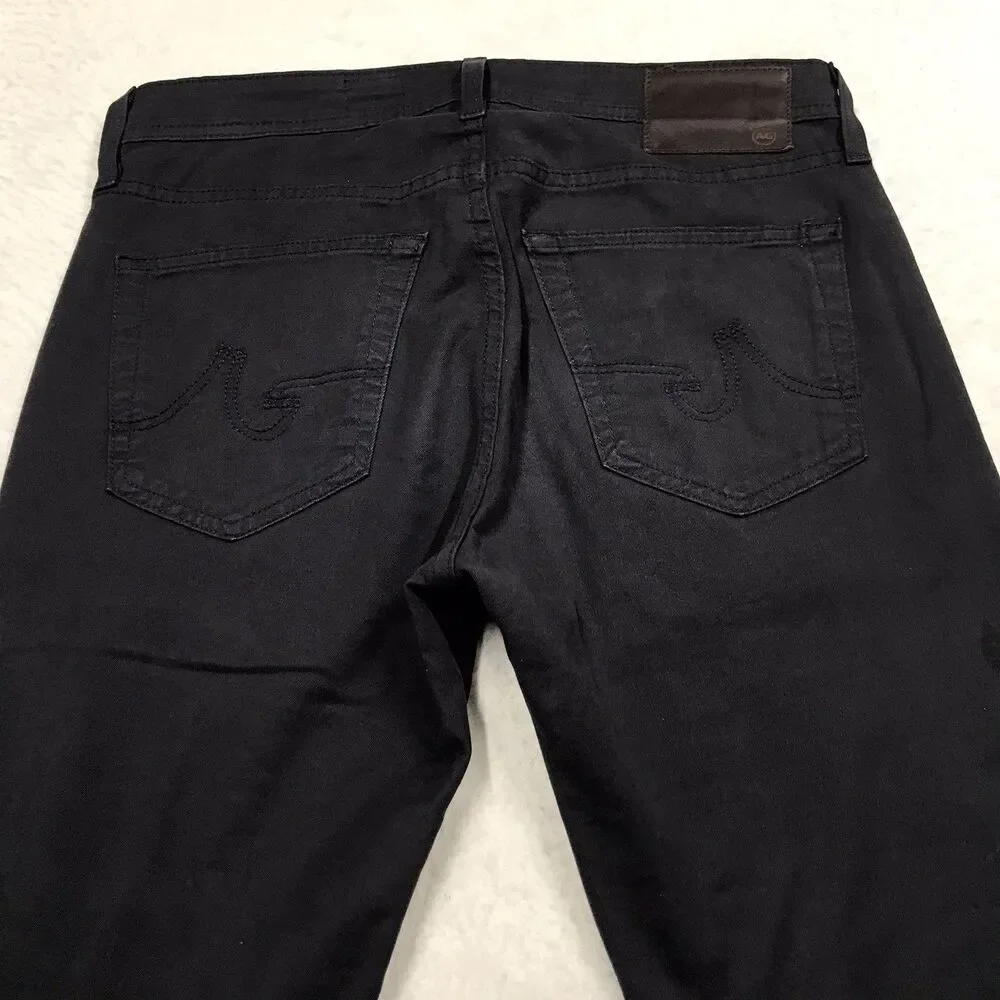 ADRIANO GOLDSCHMIED Matchbox Jean Men 30x34 Black Slim Straight Stretch USA